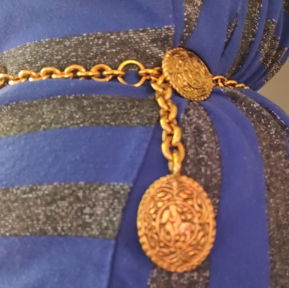 Authentic CHANEL Equestrian Medallion Belt/Long Necklace - Picture 8 of 15